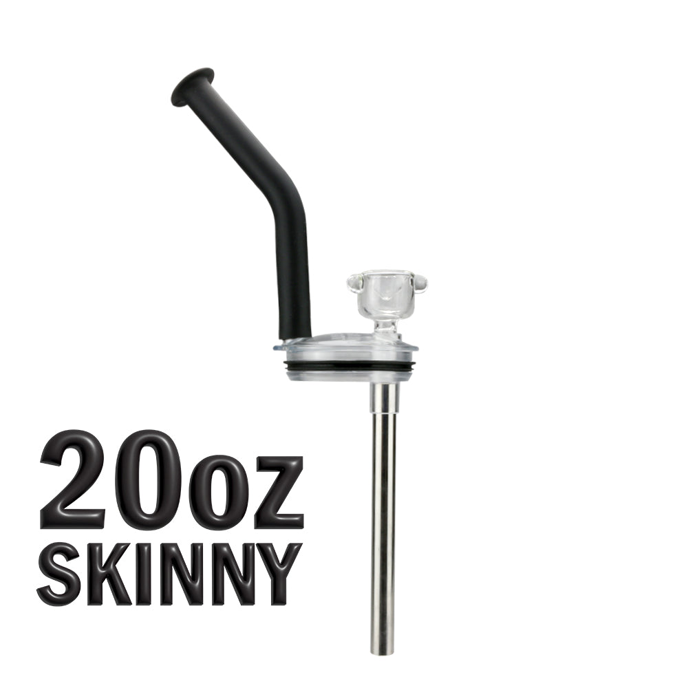 Polar Blast lid assembly for skinny  20oz tumblers with black nozzle
