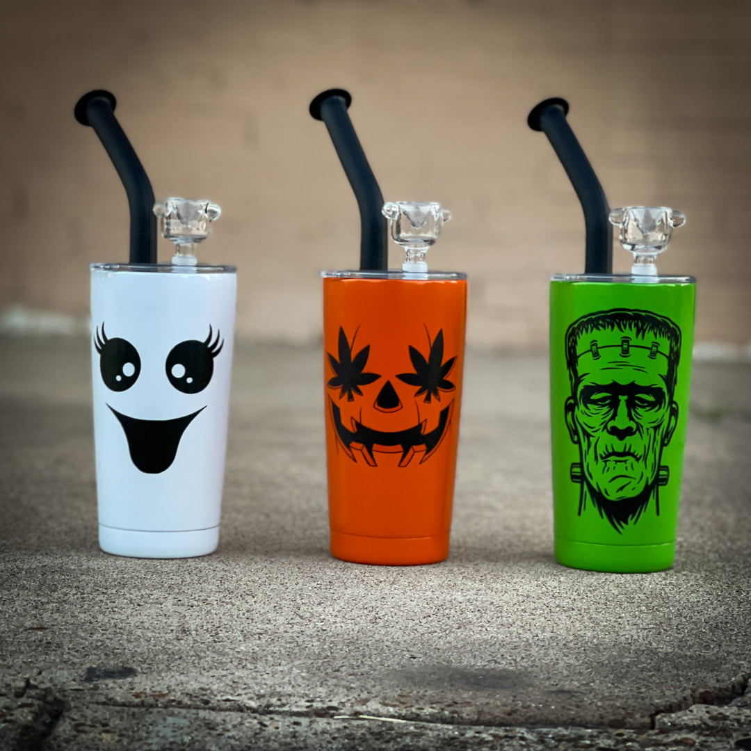 Ghost, Jack-o-lantern, and Frankenstein Polar Blasts